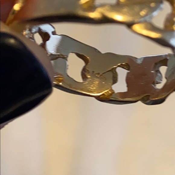 14k GOLD CHAIN RING - Picture 4 of 5